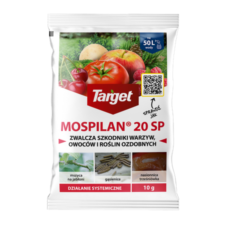 Mospilan 20 SP środek zwalczający mszyce, szkodniki owoców i warzyw 10 g Target
