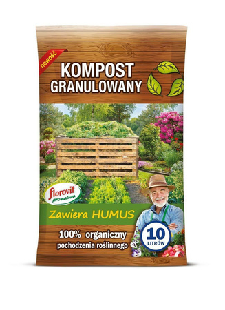 Kompost Granulowany 10 l Florovit