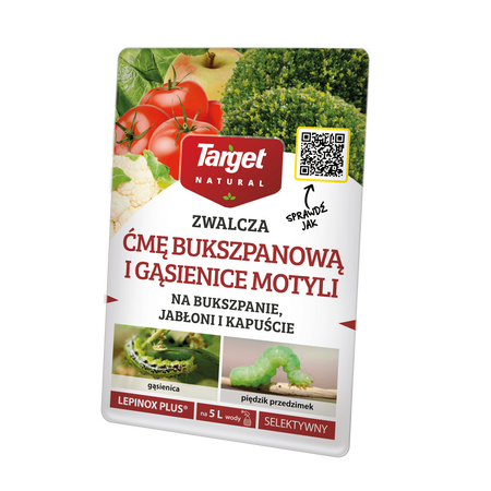 Lepinox Plus zwalcza ćmę bukszpanową i gąsienice motyli 10 g