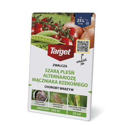 Amistar 250 SC środek zwalczający choroby cebuli, kapusty i innych roślin uprawnych 25 ml Target