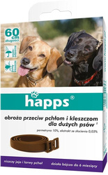 Obroża przeciw pchłom i kleszczom - dla dużych psów - Bros Happs